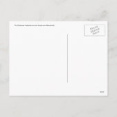 Individuell gestaltete Foto-Postkarten Feiertagspostkarte (Rückseite)
