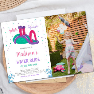 Individuell gestaltete Fun Pool-Party Einladungen 