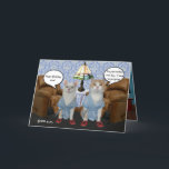 Individuell gestaltete Funny Cats Husband Geburtst Karte<br><div class="desc">Eine humorvolle Geburtstagskarte mit Bubba und Missy,  was,  wie ich glaube,  oft an Geburtstagen in geschäftigen Haushalten passiert,  und mit Typ,  die gute Anbieter sind.  Sie können den Text anpassen,  die Schriftart,  die Größe des Schriftartes und die Farbgebung des Schriftartes ändern.</div>