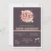 Individuell gestaltete Geburtstagsparty Einladung (Vorderseite)