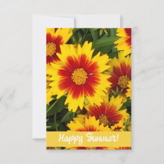 Individuell gestaltete "Happy Summer" Card Dankeskarte