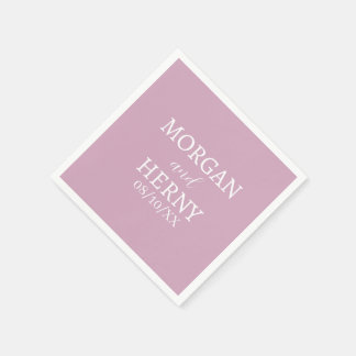 INDIVIDUELL GESTALTETE HOCHZEIT MODERN STYLISH SERVIETTE