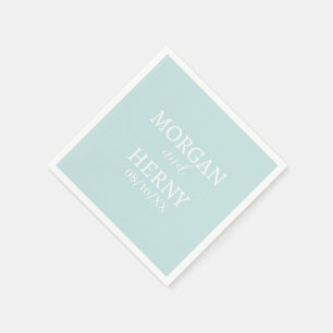 INDIVIDUELL GESTALTETE HOCHZEIT MODERN STYLISH SERVIETTE