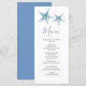 Individuell gestaltete Karte des Beach Wedding (Vorne/Hinten)