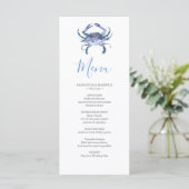 Individuell gestaltete Karte des Beach Wedding (Stehend Vorderseite)