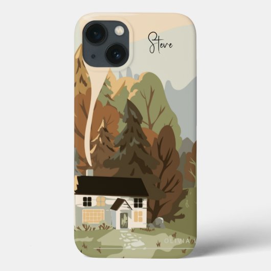 Individuell gestaltete Landschaft Case-Mate iPhone Hülle (Rückseite)