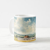 Individuell gestaltete Landschaft in Englisch Kaffeetasse (Vorderseite Links)