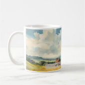 Individuell gestaltete Landschaft in Englisch Kaffeetasse (Links)