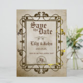 Individuell gestaltete mittelalterliche Fantasie Einladung (Stehend Vorderseite)