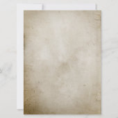 Individuell gestaltete mittelalterliche Fantasie Einladung (Rückseite)