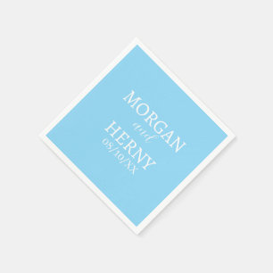 INDIVIDUELL GESTALTETE MODERNE HOCHZEIT SERVIETTE