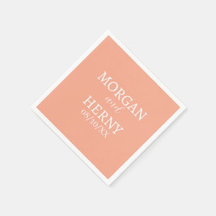 INDIVIDUELL GESTALTETE MODERNE HOCHZEIT SERVIETTE