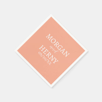 INDIVIDUELL GESTALTETE MODERNE HOCHZEIT SERVIETTE