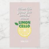 Individuell gestaltete, moderne, rosa italienische weinetikett (Einzelnes Label)