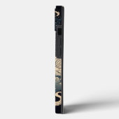 Individuell gestaltete Moonlit Sea Waves Fantasy Case-Mate iPhone Hülle (Rückseite / Links)