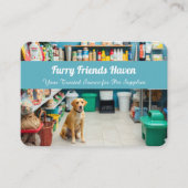 Individuell gestaltete Pet Shop Business Card - Li Visitenkarte (Vorderseite)