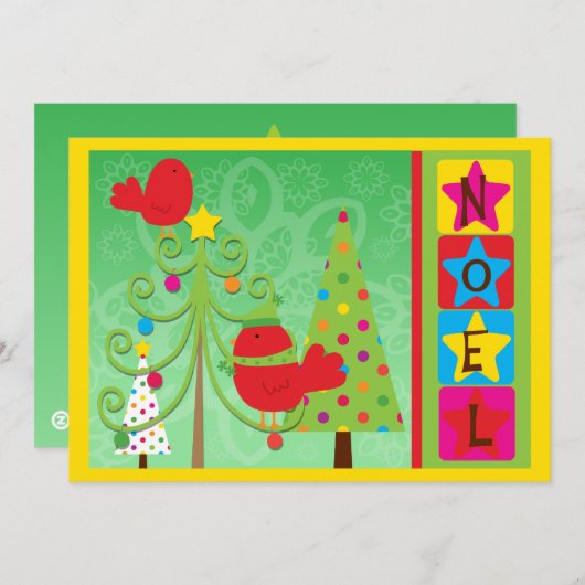 Individuell gestaltete Red Kardinal Weihnachten Ho (Vorne/Hinten)