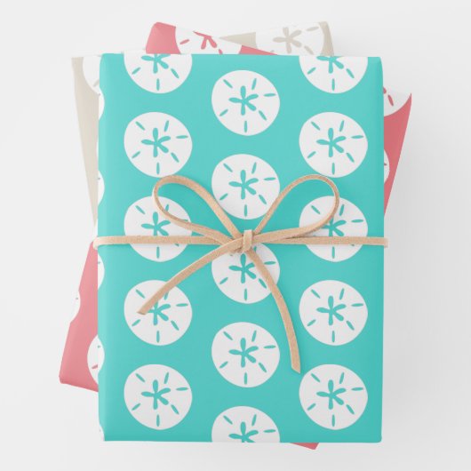 Individuell gestaltete Sandfarben Geschenkpapier Set (Beispiel)