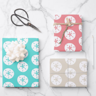 Individuell gestaltete Sandfarben Geschenkpapier Set