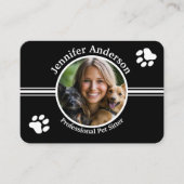 Individuell gestaltete Sitzplatzkarte mit Foto Visitenkarte (Vorderseite)