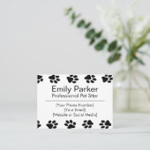 Individuell gestaltete Sitzplatzkarte Visitenkarte (Stehend Vorderseite)