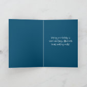 Individuell gestaltete Spanischreisekarte Feiertagskarte (Innenseite)