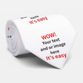 Individuell gestaltete Vorlagen Krawatte (Gerollt)