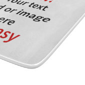 Individuell gestaltete Vorlagen Schneidebrett (Ecke)