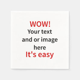 Individuell gestaltete Vorlagen Serviette