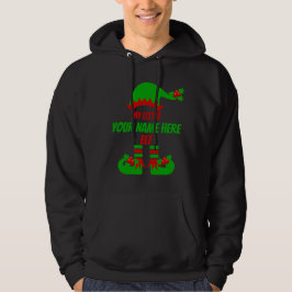 Individuell gestaltete Weihnachtself-Familie - pas Hoodie