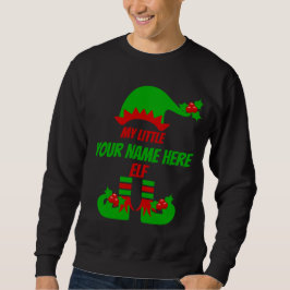 Individuell gestaltete Weihnachtself-Familie - pas Sweatshirt