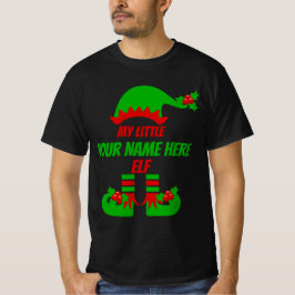 Individuell gestaltete Weihnachtself-Familie - pas T-Shirt