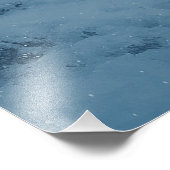 Individuell gestaltete Winterwunderlandschaft - ru Fotodruck (Ecke)