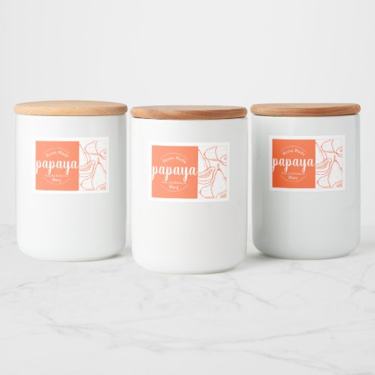 Individuell gestaltete Zuhause Lebensmitteletikett (Flaschen)