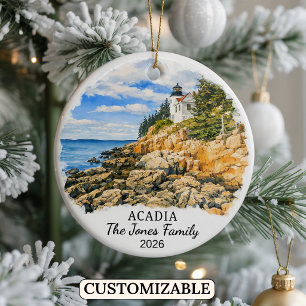 Individuell gestalteter Acadia National Park, Maßg Keramik Ornament