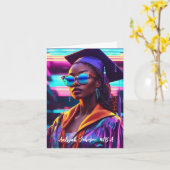 Individuell gestalteter afrikanisch-amerikanischer karte (Gelbe Blume)