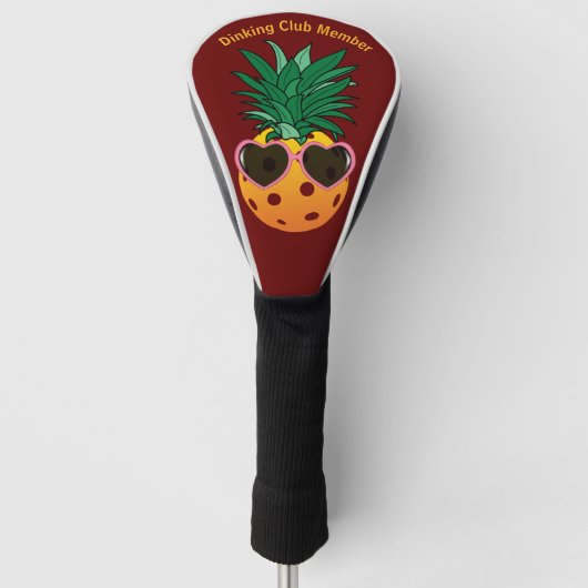 Individuell gestalteter Dinchclub, Ananas von Pick Golf Headcover (Vorderseite)