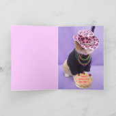 Individuell gestalteter französischer Geburtstag Karte (Innenseite)