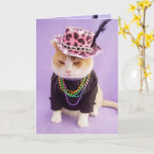 Individuell gestalteter französischer Geburtstag Karte (Gelbe Blume)