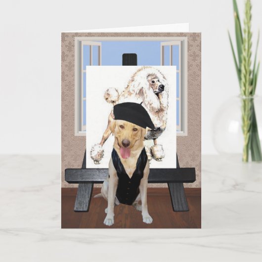 Individuell gestalteter französischer Geburtstag m Karte (Vorderseite)