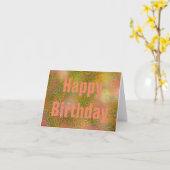 Individuell gestalteter Geburtstag Karte (Gelbe Blume)