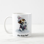 Individuell gestalteter gemütlicher Jack Russell T Kaffeetasse (Links)