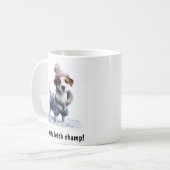 Individuell gestalteter gemütlicher Jack Russell T Kaffeetasse (Vorderseite Links)