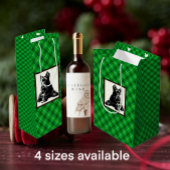 Individuell gestalteter Holiday Scottish Terrier K Mittlere Geschenktüte