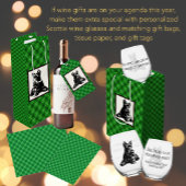 Individuell gestalteter Holiday Scottish Terrier K Mittlere Geschenktüte