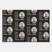 Individuell gestalteter Inspiration Zitat HARRIET  Geschenkpapier Set (Vorderseite 3)