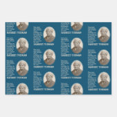 Individuell gestalteter Inspiration Zitat HARRIET  Geschenkpapier Set (Vorderseite 2)