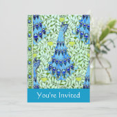 Individuell gestalteter Jugendstil Einladung (Stehend Vorderseite)