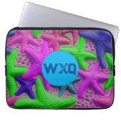 Individuell gestalteter, lebhafter Seeblattschlauc Laptopschutzhülle (Vorderseite)