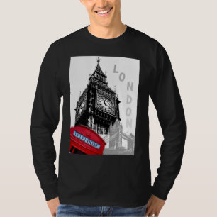 Individuell gestalteter Londoner Big Ben Clock Tow T-Shirt